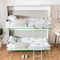 Meubles pour enfants gain de place Lit superposé mural horizontal Lit Murphy Lit superposé pliable