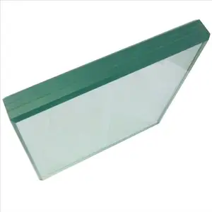 9.52mm safety clear tempered laminated glass for building