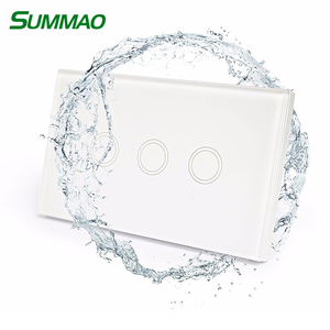 EE. UU. capacitiva inteligente casa <span class=keywords><strong>de</strong></span> vidrio impermeable Panel táctil <span class=keywords><strong>atenuador</strong></span> interruptor <span class=keywords><strong>de</strong></span> la <span class=keywords><strong>luz</strong></span> - Product Image 3