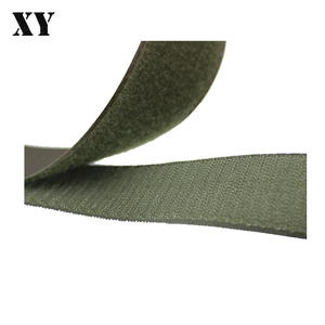Polyester Nylon Material Klett band Hochwertiges grünes Hoch leistungs-und Non-Snag-Klett band Benutzer definierte Größe Stellen Sie sicher - Product Image 3