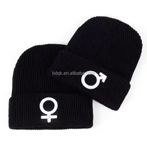 Free Shipping Wholesale Promotional Custom Logo Knitted Beanies Hat