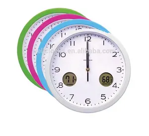 Multifunctionele Hygrometer & Thermometer Lcd Digitale Thuis Decoratieve Wandklok