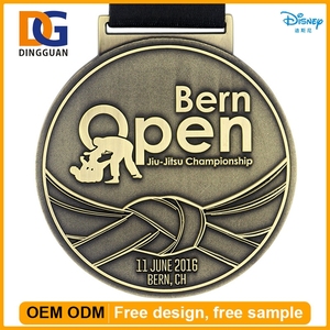 Barato Buen titular de la taza de china de jiu-jitsu medalla - Product Image 6