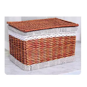 Tùy Chỉnh Tự Nhiên Giá Rẻ Quà Tặng Wicker Giỏ Với Xử Lý/Bán Buôn Mini Liễu Wicker Giỏ Với Xử Lý Cho Hoa