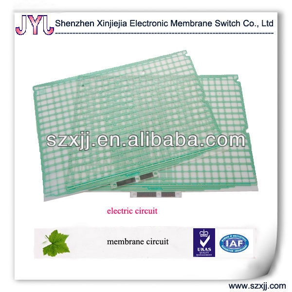 ПЭТ гибкий шелкотрафаретная печатная схема, применяется к детской мембранной клавиатуре переключателя KLD