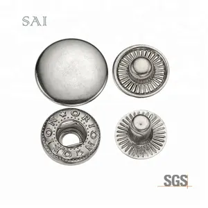 486# Decorative Round Custom Metal Snap Button Spring Snap Button