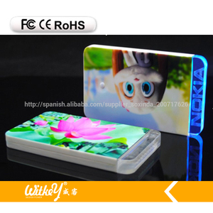 silm power bank cargador con la impresión personalizada 2000 regalo mah banco de potencia - Product Image 1