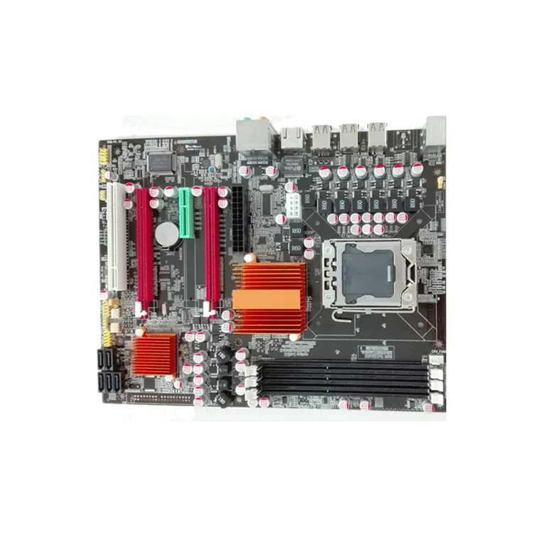 LGA1366とX58 6 USB Port x58 1366デスクトップとMotherboard 3ソケットのマザーボード