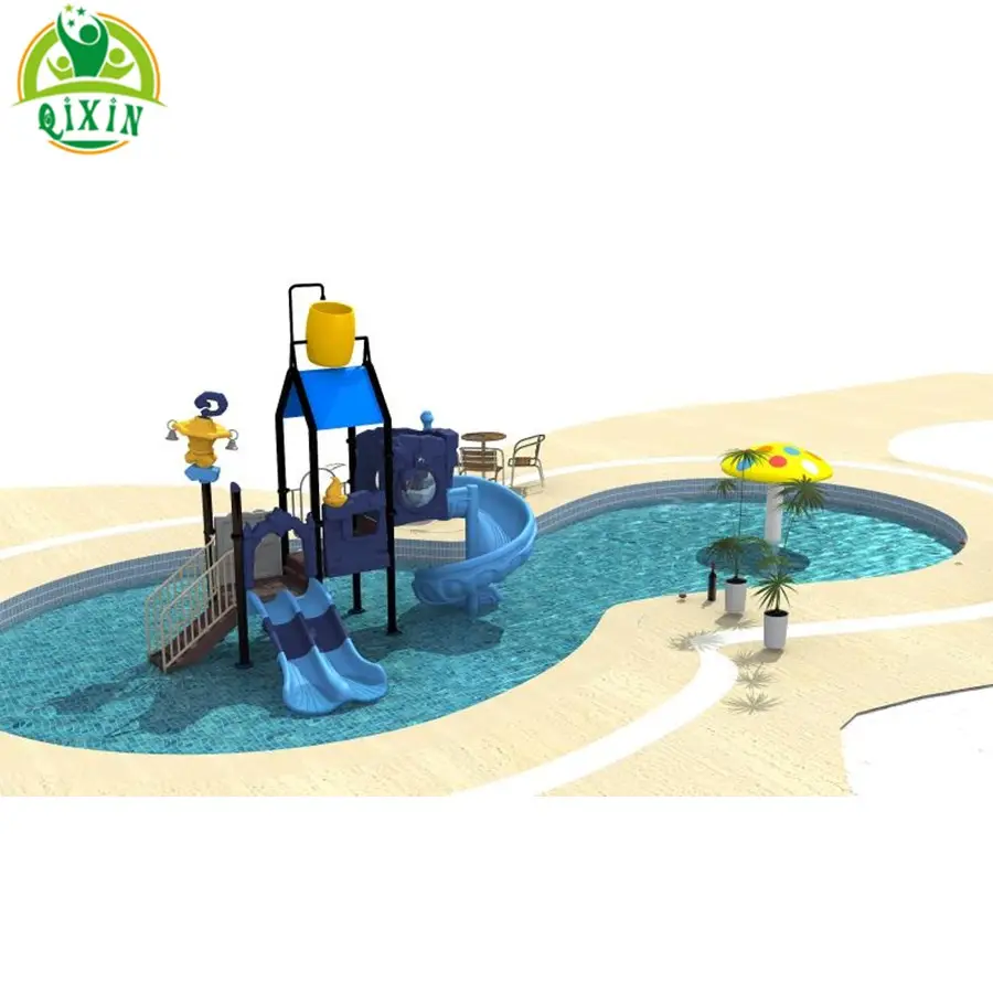 2023 Aqua park business plan prezzo di produzione outdoor small water park kids water play equipment