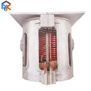 medium frequency induction electric copper melting furnace 500kg capacity