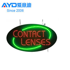 Aliexpress屋内広告プログラムコンタクトレンズオープンディスプレイLED価格記号 - Product Image 2