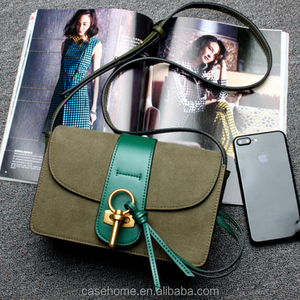 Diseño simple importados bolsos de hombro de cuero, bolsos de cuero de <span class=keywords><strong>la</strong></span> mujer real - Product Image 4