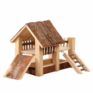 Sols de jeu en bois de pin naturel Non toxique, maison de <span class=keywords><strong>Chinchilla</strong></span>, pour hamster, conception personnalisée avec livraison gratuite - Product Image 5