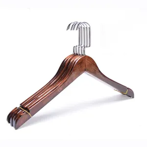 Factory new brand wholesale hanger for clothes high quality antique type wooden man's coat hanger