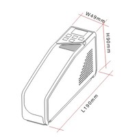 Portable Mini argent monnaie comptage Machine pratique Bill argent comptant compteur de billets de banque comptage compteur d'argent