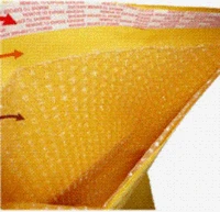 Пользовательские крафт-бумажные мешки пузыря проложенный Mailer