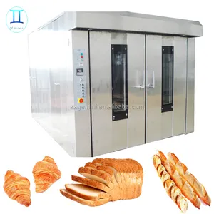 Fabrication vente directe 380v boulangerie gaz rotatif four à pain allemand four à pain industriel à vendre