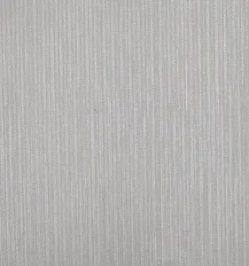 Warna Polos 1.06*10M Deep Embossed Ramah Lingkungan Abu-abu Vinyl Wallpaper