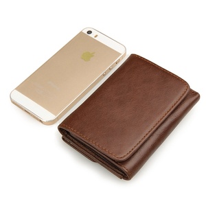 Logo personalizzato RFID Factory portafoglio in pelle Vintage portafoglio da <span class=keywords><strong>uomo</strong></span> in pelle Casual ripiegabile portafoglio in pelle da <span class=keywords><strong>uomo</strong></span> con portamonete - Product Image 6