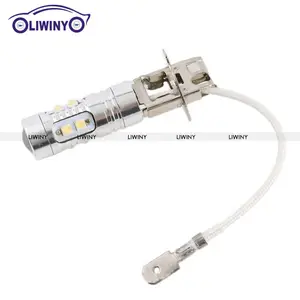 liwiny新款到货汽车LED雾灯50W H3 10LED改装大功率led雾灯12V-24V汽车