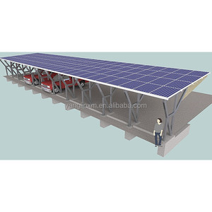 Structure de montage de panneaux solaires de haute qualité, abri de voiture en métal pour <span class=keywords><strong>2</strong></span> <span class=keywords><strong>voitures</strong></span> - Product Image 3