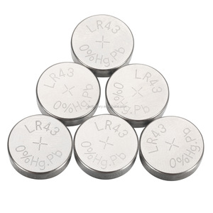 אלקליין manganeses <span class=keywords><strong>AG12</strong></span> L1142, <span class=keywords><strong>LR43</strong></span> סוללה 1.5 V 108 mAh כפתור תא סוללה עבור רכב מפתח - Product Image 1