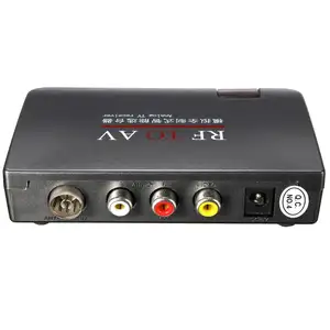 OEM livraison gratuite AC110V-AC240V RF à AV récepteur RF à AV analogique câble TV récepteur convertisseur USB avec télécommande règle entière