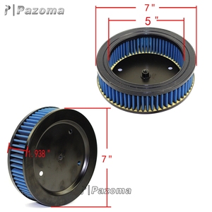 Filtro de Aire Redondo para Motocicleta HD-0600 de 7 Pulgadas, Ensamblaje de Filtro de Aire Micro 2905589 para <span class=keywords><strong>Harley</strong></span> <span class=keywords><strong>Davidson</strong></span> - Product Image 6