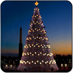 Árbol de Navidad LED Espiral Artificial Comercial para Exteriores, Grande y Gigante con Luces RGB de Colores Completos, Decorativo para la Temporada Navideña - Product Image 6