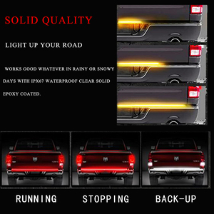 60 pouces nouvelle triple rangée <span class=keywords><strong>LED</strong></span> hayon barre lumineuse clignotant frein/course feux <span class=keywords><strong>de</strong></span> <span class=keywords><strong>recul</strong></span> - Product Image 3
