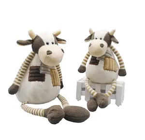Free Sample Plush Milk Cow Baby Soft Toys with Long Legs