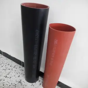 Tubos termo retráteis semi condutores, preto e vermelho