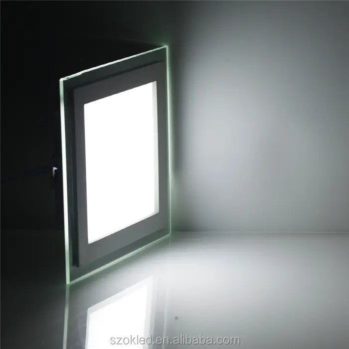 6W/12W/18W SQUARE LED GLASS PANEL LIGHT 10W/15W/20W Change Color LED Panel Light