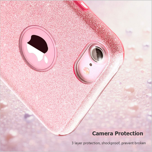 <span class=keywords><strong>Amazon</strong></span> Chaude De Luxe 3 En 1 Bling Cristal Glitter Cas de Téléphone pour <span class=keywords><strong>iphone</strong></span> <span class=keywords><strong>7</strong></span> <span class=keywords><strong>7</strong></span> s plus - Product Image 2