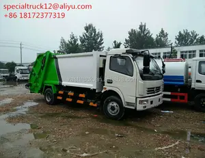 Dongfeng 4x2 caminhão pequeno de lixo/descarga de lixo para venda