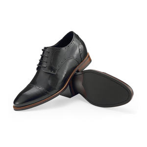 Nuevos Zapatos de Vestir para Hombre con Aumento de Altura, Zapatos de Vestir de Cuero Genuino, Zapatos Elevadores para Hombre, Hechos a Mano en Fábrica China - Product Image 1