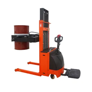 electric barrel dump clamp forklift the oil hydraulic drum tilt clamp move the truck lift barrel lifter lifting clamp stacker