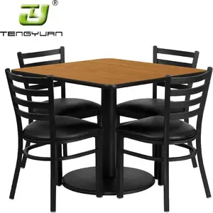 Hot Sale Restaurant solid wood table chairs and restaurant sets