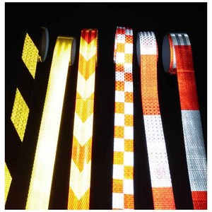 <span class=keywords><strong>Signalisation</strong></span> réfléchissante adhésive pour porte ouverte, marqueur de sécurité routière, flèche, décoration de voiture, autocollant réfléchissant, ruban d'avertissement - Product Image 3