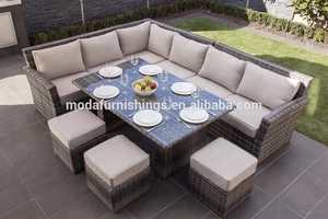 Modern Weather-Resistant PE Wicker <strong>Rattan</strong> Modular Outdoor Garden <strong>Corner</strong> Sofa <strong>Set</strong> for Hotel Villa &amp; Park Use - Product Image 6