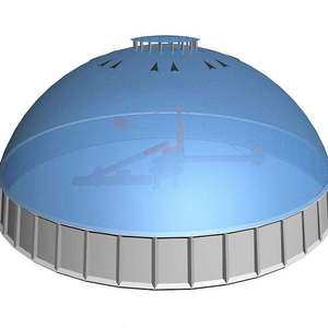 Estructura de marco de espacio prefabricado de bajo precio de China Cobertizo de carbón de almacenamiento de almacén redondo de fábrica de estructura de acero - Product Image 2