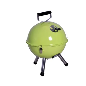 Mini 14 Inch Portable Ketel Arang BBQ Grill Tri Pod Barbekyu 39X39X49cm