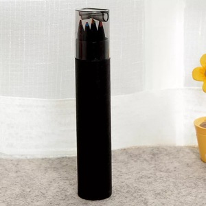 12 Màu Đen BÚT CHÌ GỖ 12 Cái Đen Bút Chì Màu Bằng Gỗ Tùy Chỉnh Thiết Kế 7 "Giấy Ống Đóng Gói - Product Image 5