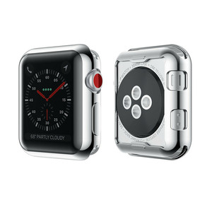 Penutup Casing Pelindung Menyeluruh TPU Transparan Lembut untuk Apple Watch 38Mm - Product Image 3