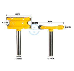 L-N016 2 Buah 1/2 inci & 1/4 inci Diameter. Mata Bor Kayu untuk Kano, Seruling, dan Manik-manik, Pemotong Kayu, Mata Bor Pertukangan Kayu, Mata Bor Penggiling Kayu - Product Image 1