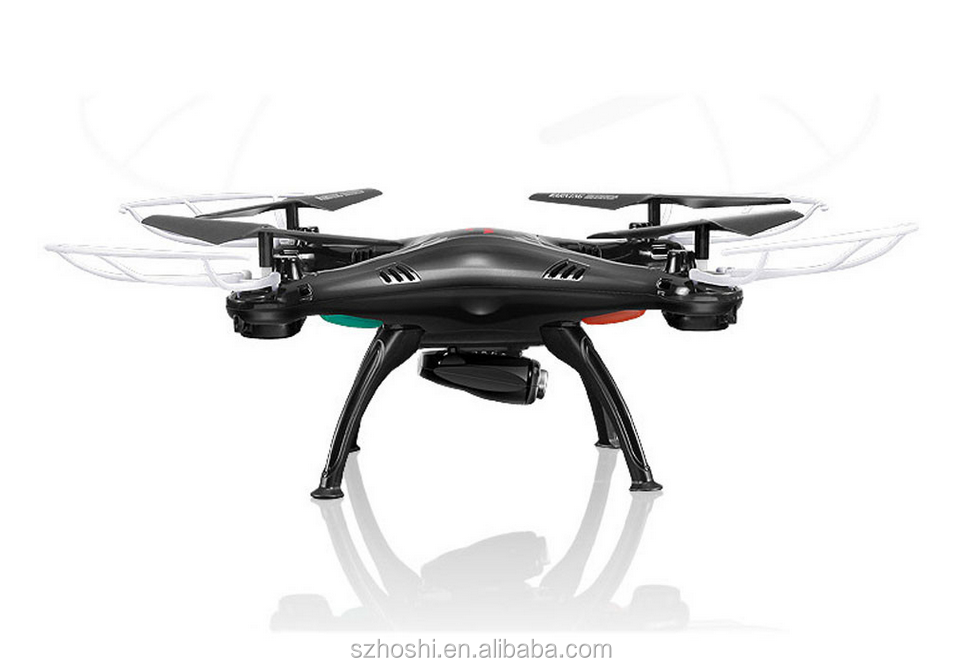 Dron X5SW Con Cámara WIFI FPV 2MP - Transmisión En Vivo, Modo Sin Cabeza, 2.4GHz, 4 Canales, 6 Ejes, Vuelo Nocturno Con LEDs, Negro
