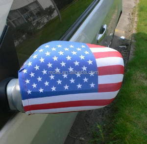 Barato personalizado EE. UU. Bandera americana Universal Car Side View Mirror Cover 2 en un paquete - Product Image 2