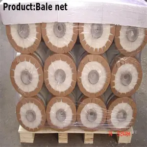 100% jungfräuliches HDPE-Material zum Einwickeln von runden, einfachen Entfernen und UV-Stabilität 1,25 m x 2000 Paletten netz Ballen wickel netz