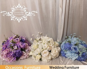 좋은 다른 색 수국 장미 인공 꽃 공 직경 40cm 플라스틱 꽃 - Product Image 5