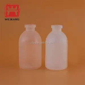 PP material plástico 50ml frascos para injectáveis estéril